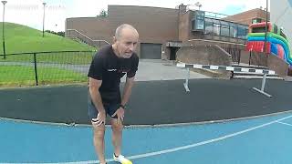 National Masters 800m training....OUCH !!!