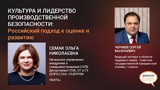 Культура и лидерство производственной безопасности: Российский подход к оценке и развитию