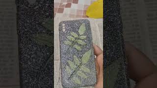 iPhone back cover 🤳 transformation ll DIY ll Leaf Stamping Art ll Acrylic colour #wondersoutofwaste