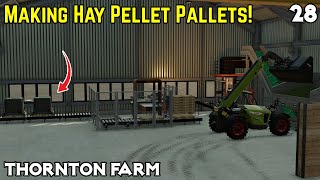 We Made So Much Hay Pellets! - Thornton Farm Ep 28 - Farming Simulator 22