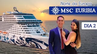 MSC Euribia | Norte da Europa - Dia 2. Navegação e Noite do Comandante #msc #msceuribia #cruzeiro