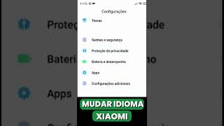 COMO ALTERAR O IDIOMA EM UM CELULAR XIAOMI