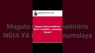 Mp Elijah Kururia threatens Bishop Ben's Life.