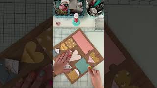 Scrapbook layout with pockets