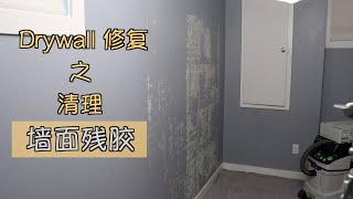 修复墙面双面胶残留 Edmonton Roy装修