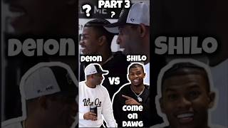 #Shilo & #Deion Sanders😡 'ROAST' Each Other (PART3) I Wouldn't Take You To Vail,Yale Or Hell #shorts