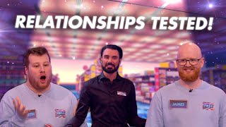 "THIS COULD BE THE END OF THE RELATIONSHIP!" Couples clash in The Big Sweep | Supermarket Sweep 2020