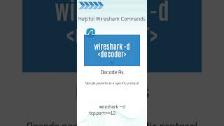 Wireshark Command Decode As