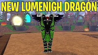 NEW LUMENIGH DRAGON SHOWCASE IN DRAGON ADVENTURES ROBLOX!