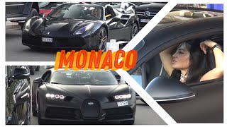 Billionaire lady with a Bugatti appears at Monaco casino - Supercar 2024