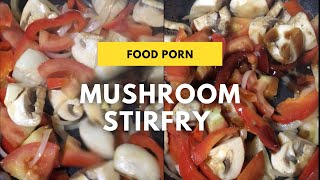 MUSHROOM STIR FRY w/ Tomatoes and oyster sauce #shorts