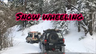 WHEELING IN THE SNOW