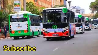 A FLEET OF ELECTRIC BUSES  IN NAIROBI CITY📸