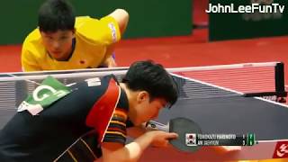 16강 안재현 vs 하리모토 Tomokazu Harimoto vs An Jaehyun ITTF Round16