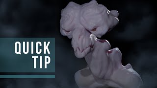 How to make your creature sculpt look better in Blender - Concept Art Quick Tips