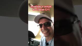 Invadindo o cockpit do Citation CJ-1 #aviacao #aviation #lovetofly #airplane #aviao #fun #amazing