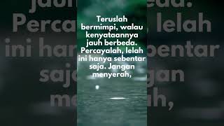 Lirik Nada - Teruslah Bemimpi #shorts