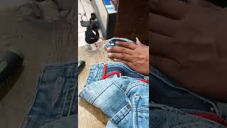 ganti kancing celana jeans #shorts #vermak #penjahit