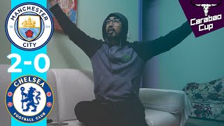 CITY 2-0 CHELSEA | MAHREZ FREEKICK | ALVAREZ GOAL | CITY FAN LIVE REACTION | CARABAO CUP EFL CUP