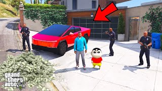 Franklin And Shinchan Stealing A Most Futuristic  Car In GTA V