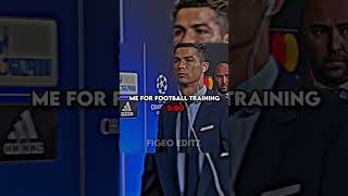 Me for school vs me for football training🥶😈| #football #trending #subcribe #ronaldo #edit