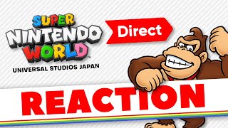 Super Nintendo World - Donkey Kong Direct REACTION