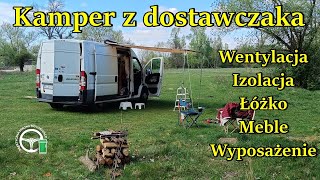 Kamper z Dostawczaka cz. 3 -Wentylacja , Izolacja , Łóżko , Meble i Wyposażenie