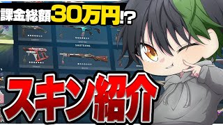 【紹介】課金総額30万円のインベントリ公開！ 愛用しているヴァンダル、ファントムなど！【VALORANTヴァロラント】