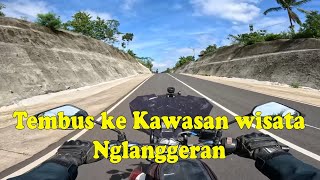 Jalan alternatif dari Wonosari sudah nyambung ke Nglanggeran, jalur touring Gunung Kidul yang keren