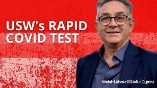 USW's RAPID COVID-19 TEST GETS WELSH GOVERNMENT SUPPORT