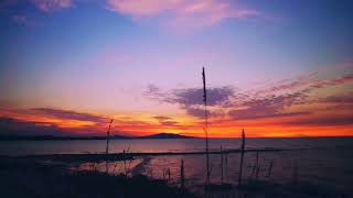 Beautiful Sunset [ 1 hour 11 Min ] Nature Ocean Sounds