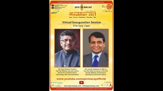 Speaking at Virtual Inaugural Session of "Anubhav 2021"