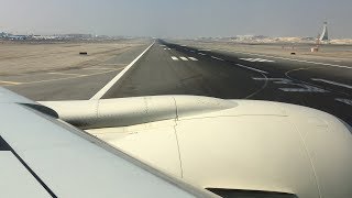 Etihad Airways Takeoff Abu Dhabi to Heathrow | Boeing 777-300ER | GE-90 Engine Scream