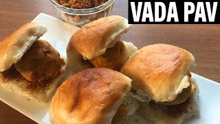 How To Make Vada Pav at Home With Dry Chutney | Mumbai Street Food | Mumbai Vada Pav Recipe