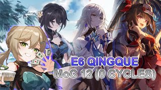 E6S1 Qingque, E2S1 Sparkle, E5S2 Bronya | 2.0 MoC 12 - 0 Cycle Runs (BOTH HALVES)