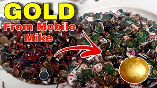 Gold hide in mobile Microphone/Gold Recovery from Mobile Phone/Gold Recovery #business #gold