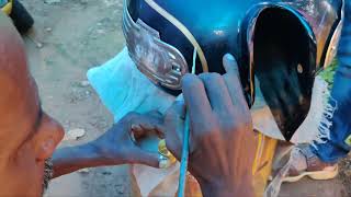 Royal Enfield Fuel Tank Hand Painting | Motorcycle Painting | Modification of Tank