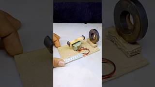 Free energy generator with dc motor #shorts