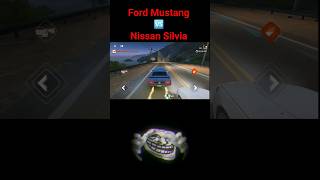 Ford Mustang 🆚 Nissan Silvia drag race | shorts