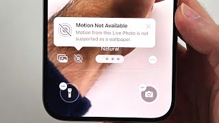 How To Fix Motion Not Available in iPhone iOS 18