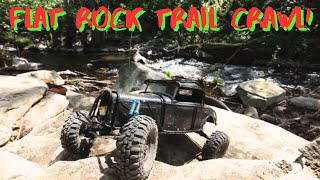 Flat Rock RC Trail Rock Crawl! *Awesome Scale Trucks*