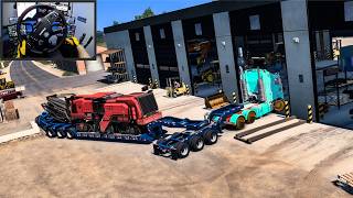 Transporting a 50-Ton BEAST with a Fully Loaded, Custom Kenworth K104! (American Truck Simulator)