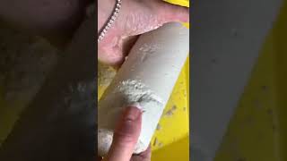 ASMR CORNSTARCH + COMET CYLINDER REVEAL💛