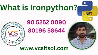 What Is IronPython | Best Python Training Inistitute In Hyderabad | Full Stack Training In Hyderabad