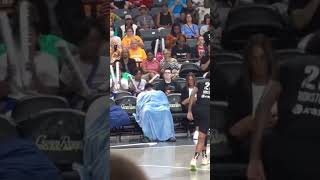 Jidion sleeps at the WNBA game/ How he snored at the end☠️😭 #shorts