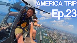 The New York City FlyNYON Door - Off Helicopter Experience!! - America Adventure Ep.23 | 美國自由行第23集