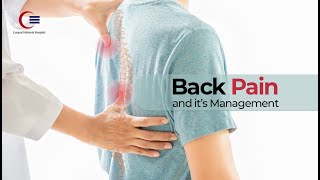 Back Pain and its' Management by Dr. Manzar Hussain.