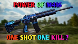 HOW MANY BULLETS DOES M416 TAKE TO KILL/KNOCK AN ENEMY WITH HEAD AND BODY SHOTS | PUBG MOBILE