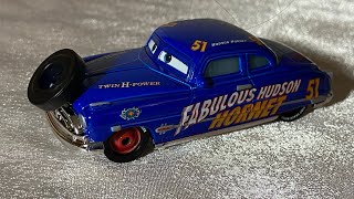 Disney Pixar Cars Quick Review: Fabulous Hudson Hornet With Tire (Rainbow Week #5)