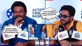 Field Pe Bhi Acting Karte Hai Ki Acha Khel Rahe Hai: Sharad Kelkar At Actors Cricket Bash | Aly Goni